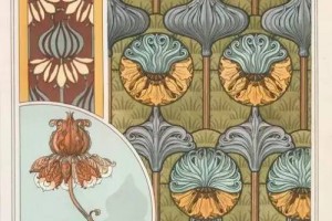 100多年前的复古欧式花卉图谱，精美植物纹样设计