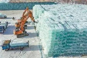 “尔滨”又在为明年储冰了！为什么冰雕一定要用存放一年的冰呢？
